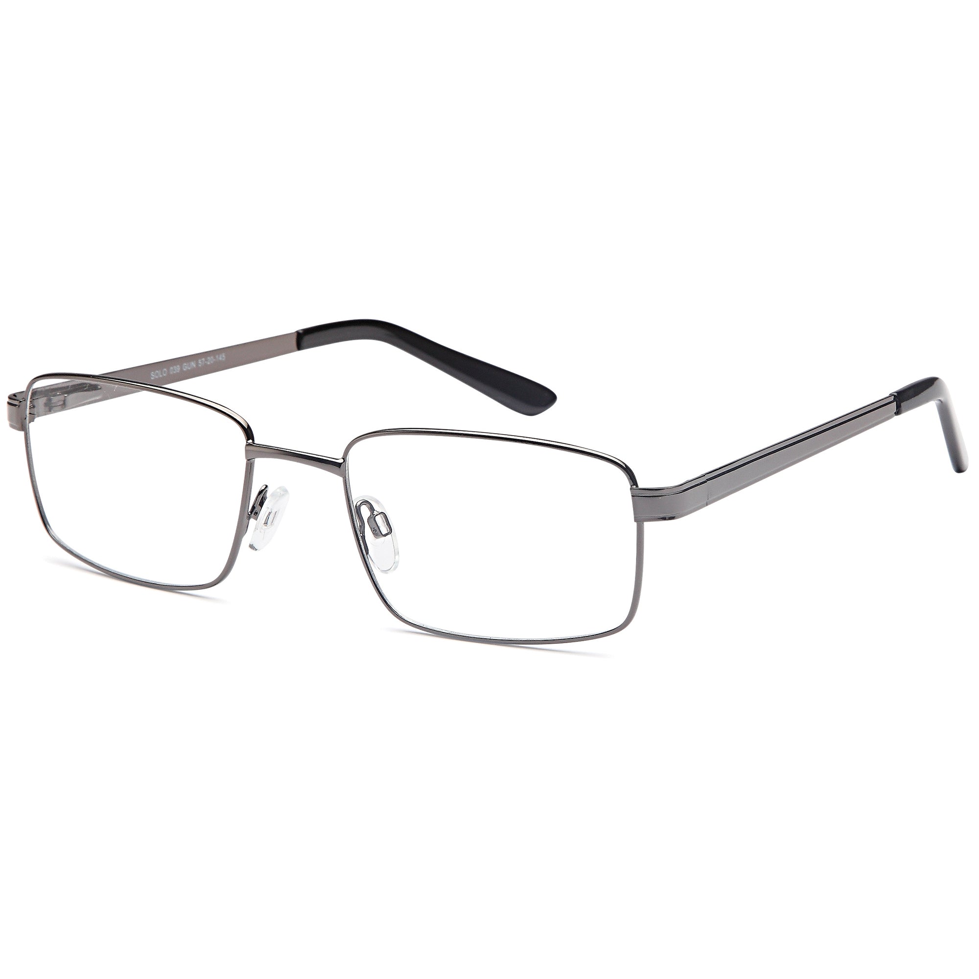 Solo SOLO 039 Gun Metal Glasses – Men Full Rim Eyewear