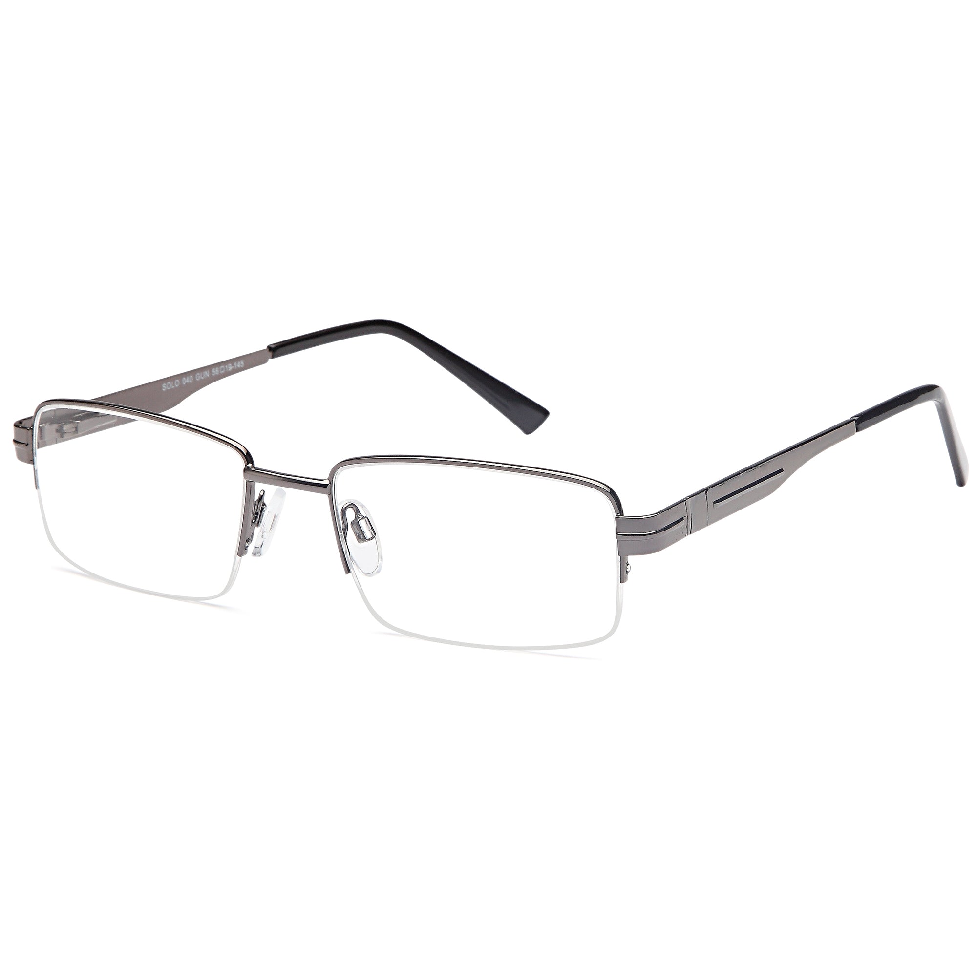 Solo SOLO 040 Gun Metal Glasses – Men Full Rim Eyewear