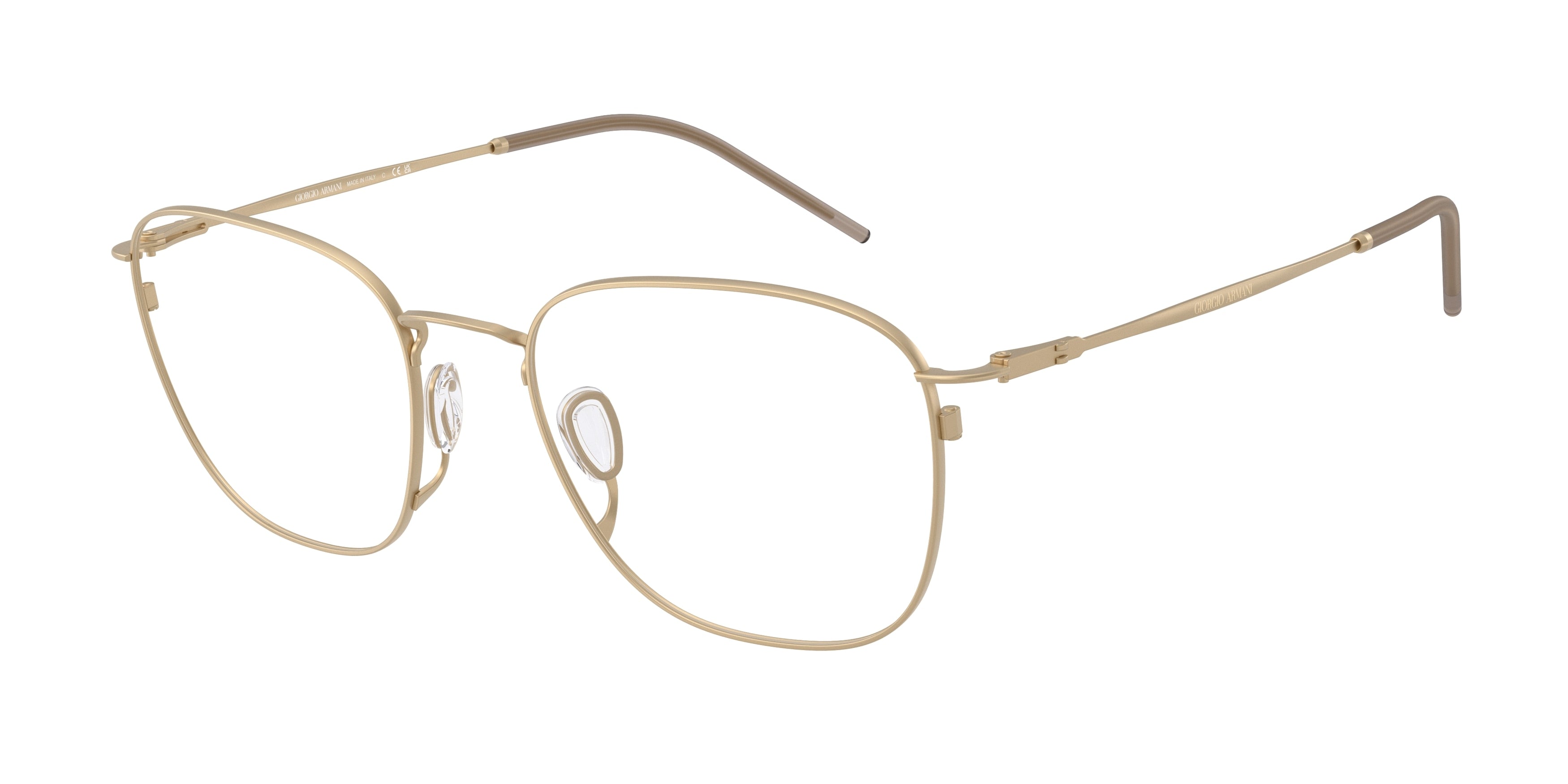 GIORGIO ARMANI 0AR5168 MATTE PALE GOLD pillow glasses by GIORGIO