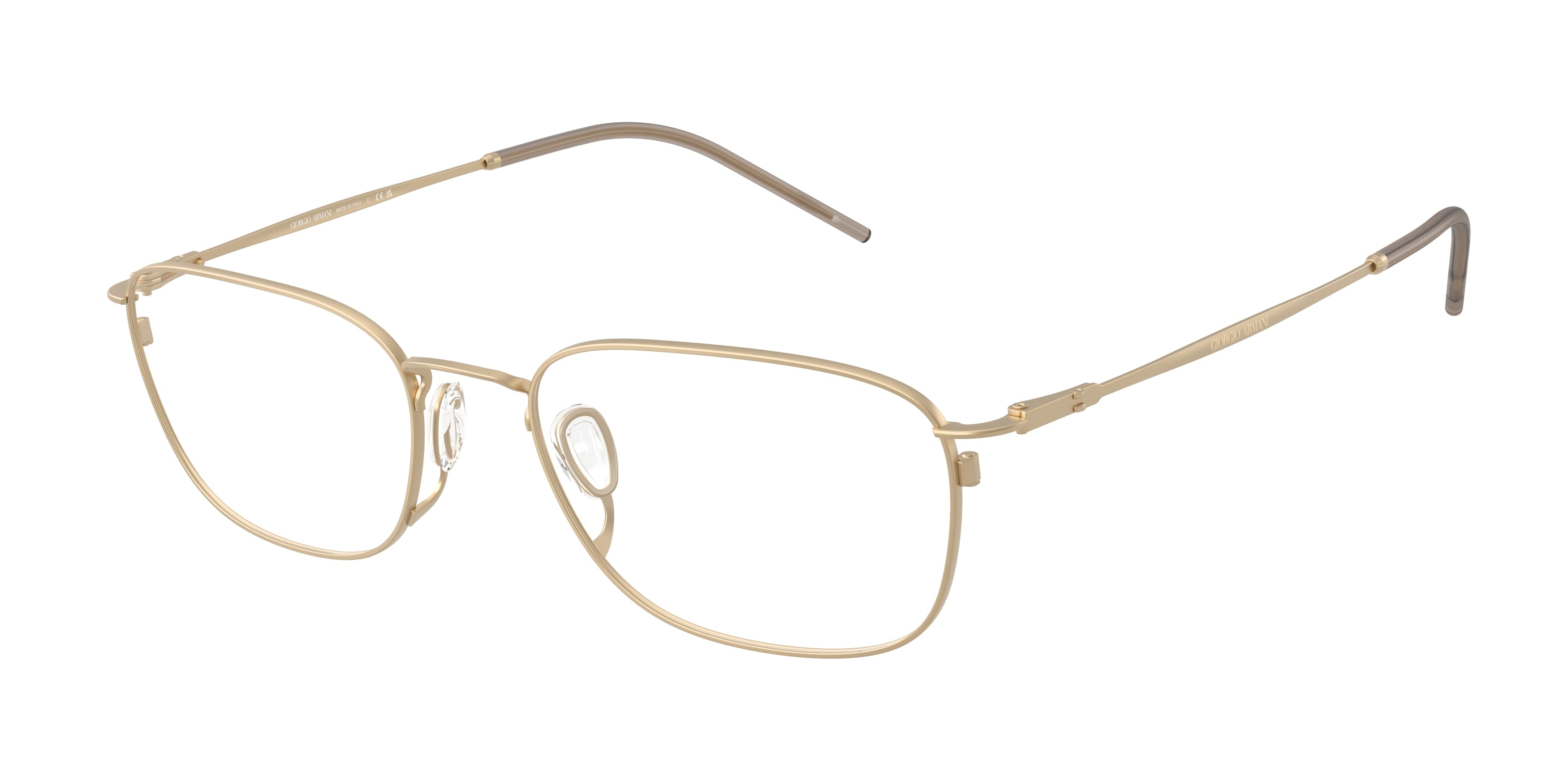 GIORGIO ARMANI 0AR5171 MATTE PALE GOLD pillow glasses by GIORGIO