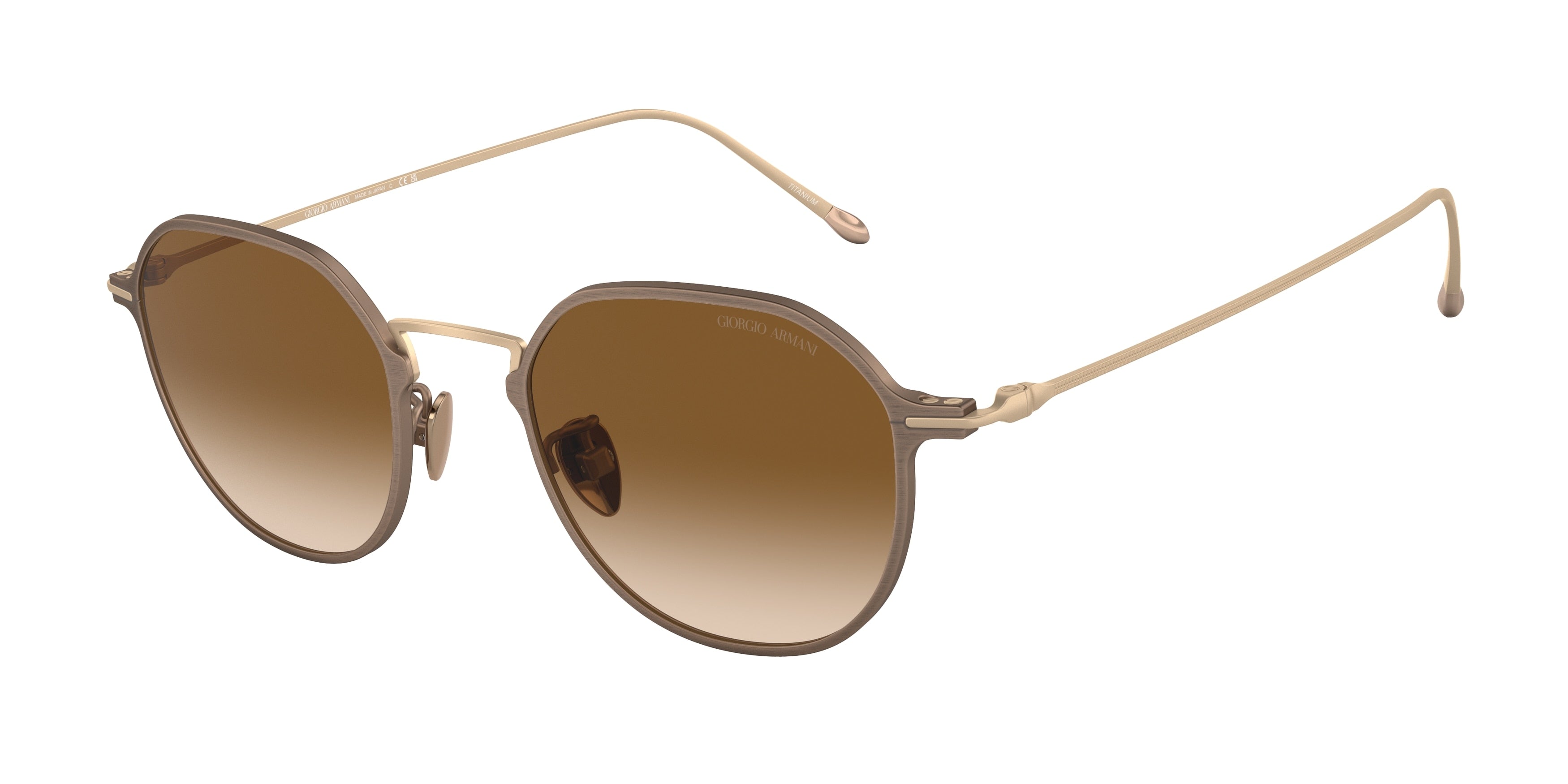 GIORGIO ARMANI 0AR6138T BRONZE pillow sunglasses by GIORGIO
