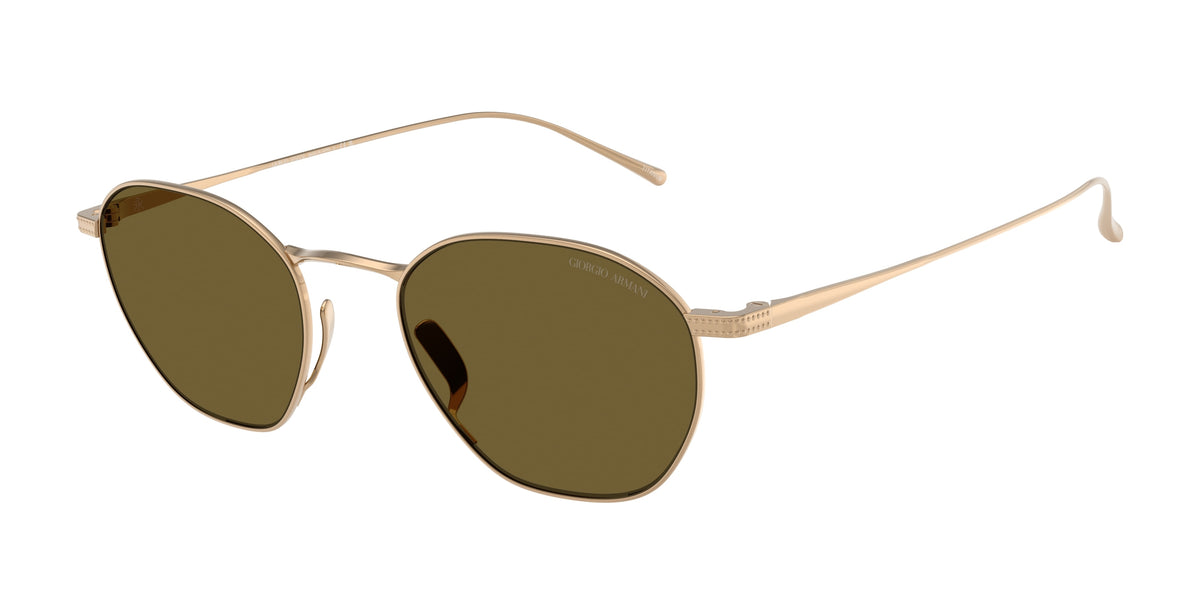 GIORGIO ARMANI 0AR6160T ROSE GOLD square sunglasses by GIORGIO