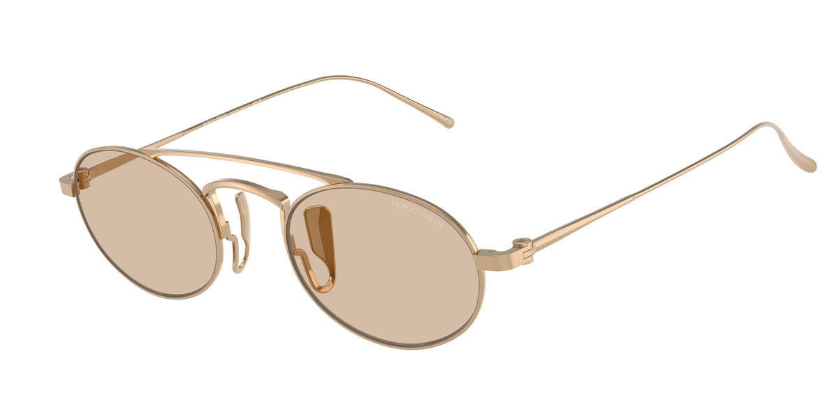 GIORGIO ARMANI 0AR6161T ROSE GOLD oval sunglasses by GIORGIO