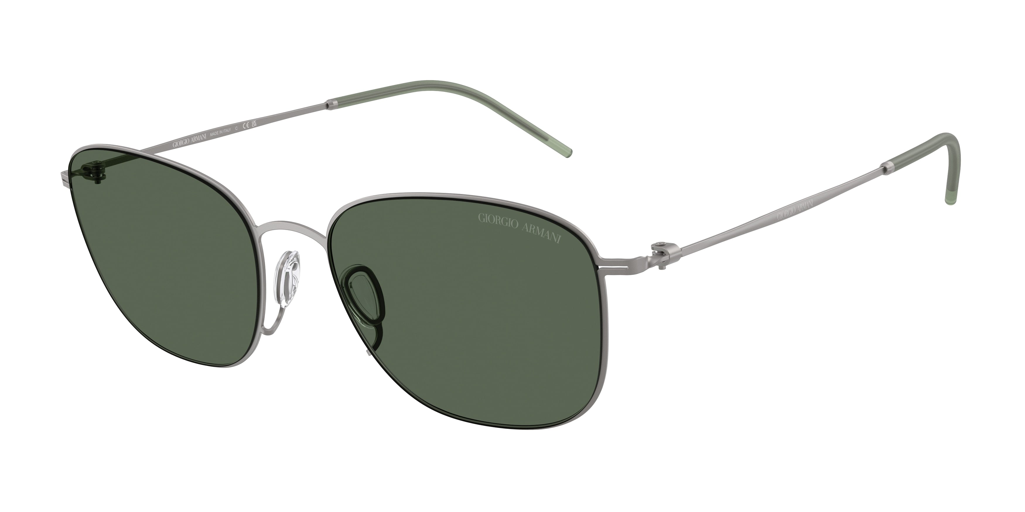 GIORGIO ARMANI 0AR6168 GUNMETAL pillow sunglasses by GIORGIO