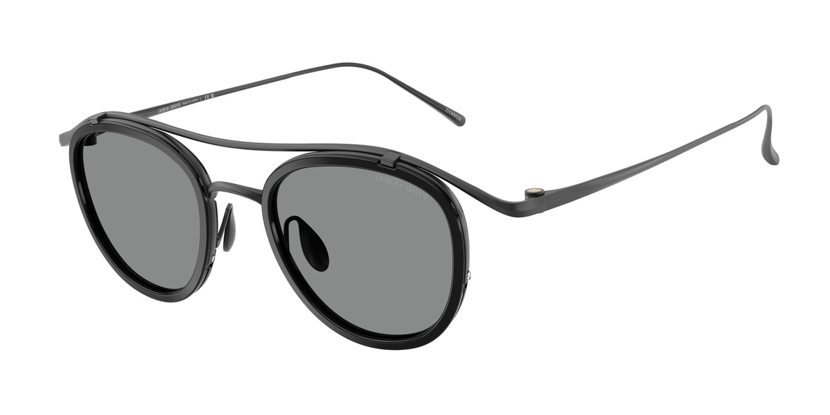 GIORGIO ARMANI 0AR6179T MATTE BLACK phantos sunglasses by GIORGIO