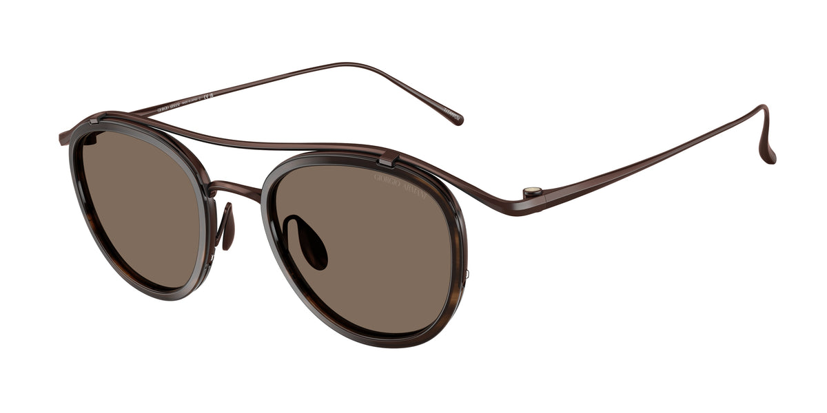 GIORGIO ARMANI 0AR6179T BROWN DEMI GLOSS phantos sunglasses by GIORGIO