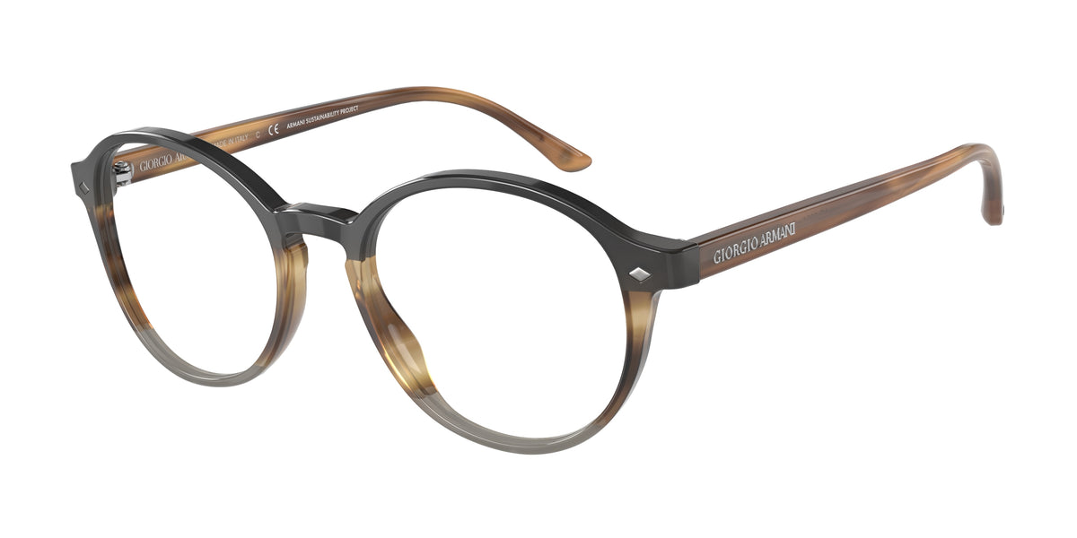 GIORGIO ARMANI 0AR7004 STRIPED BROWN phantos glasses by GIORGIO