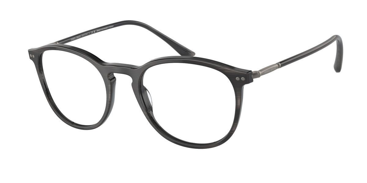 GIORGIO ARMANI 0AR7125 STRIPED GREY phantos glasses by GIORGIO