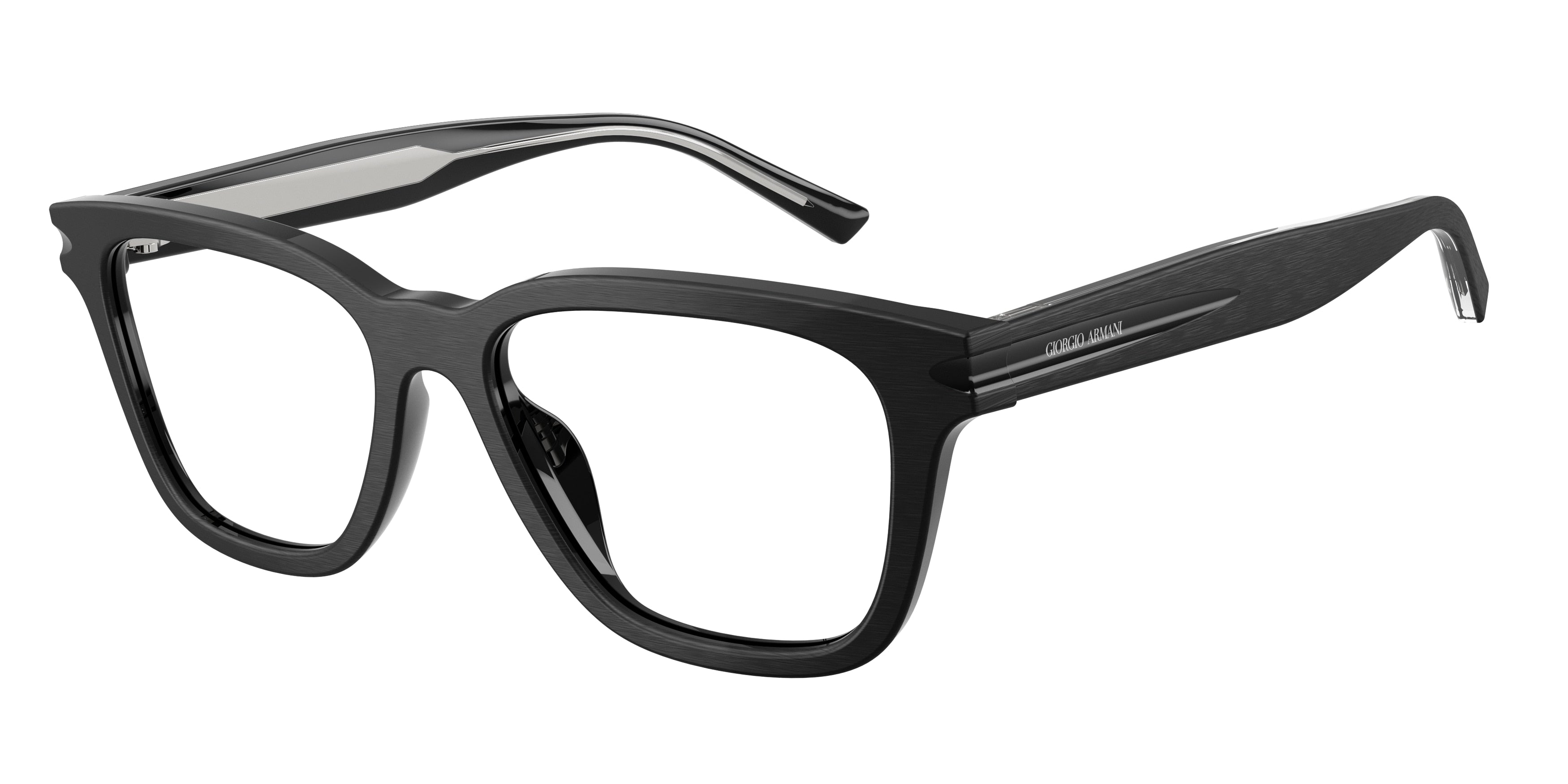 GIORGIO ARMANI 0AR7288U BRUSHED BLACK pillow glasses by GIORGIO