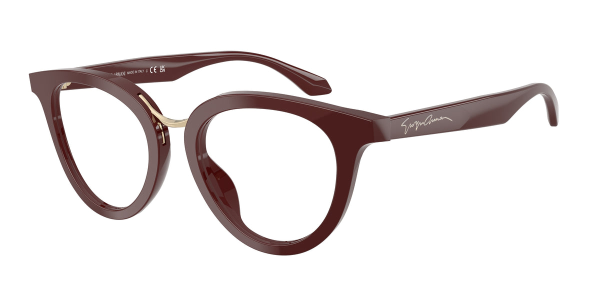 GIORGIO ARMANI 0AR7289U BURGUNDY round glasses by GIORGIO