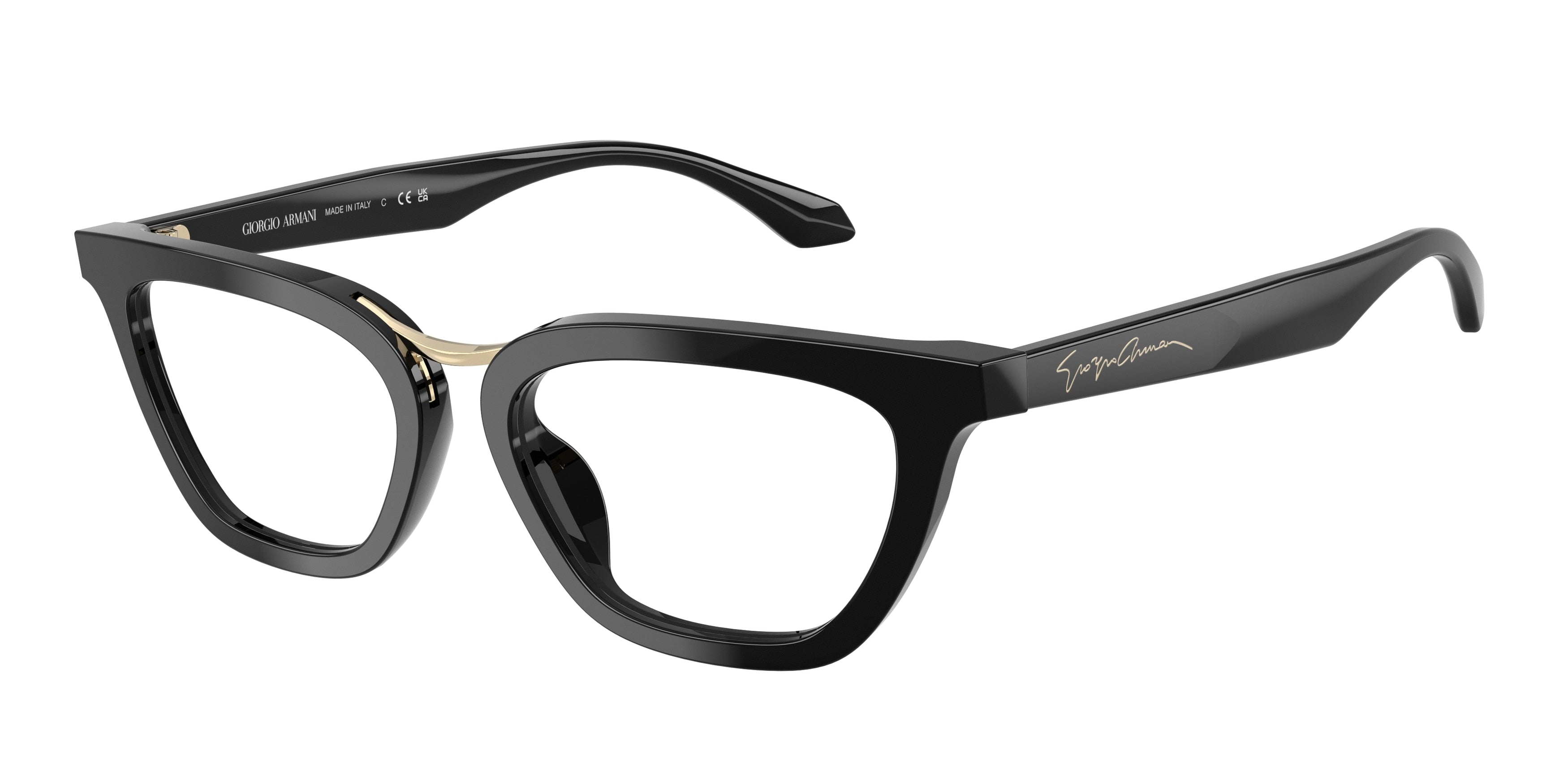 GIORGIO ARMANI 0AR7290U BLACK butterfly glasses by GIORGIO