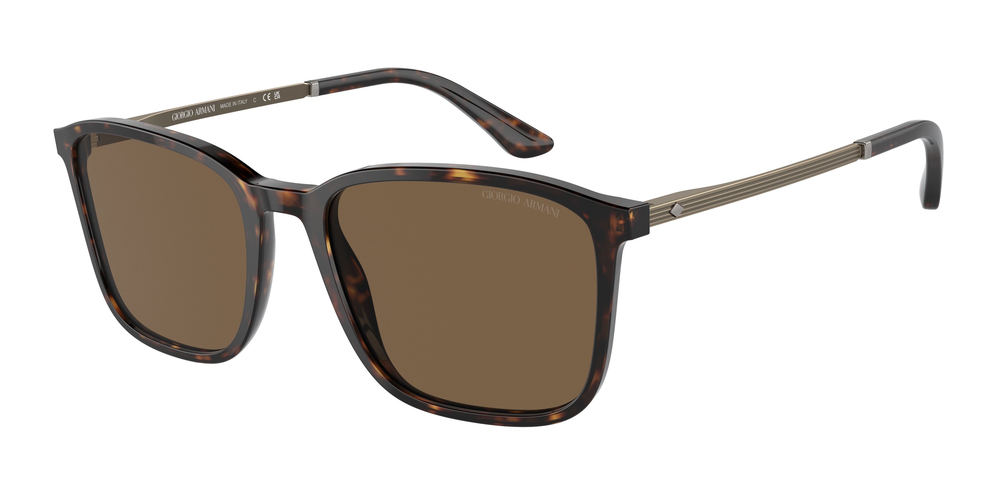 GIORGIO ARMANI 0AR8197 HAVANA rectangle sunglasses by GIORGIO