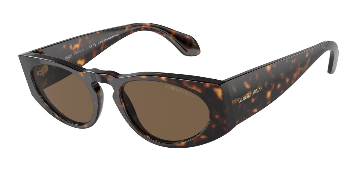 GIORGIO ARMANI 0AR8216 HAVANA rectangle sunglasses by GIORGIO