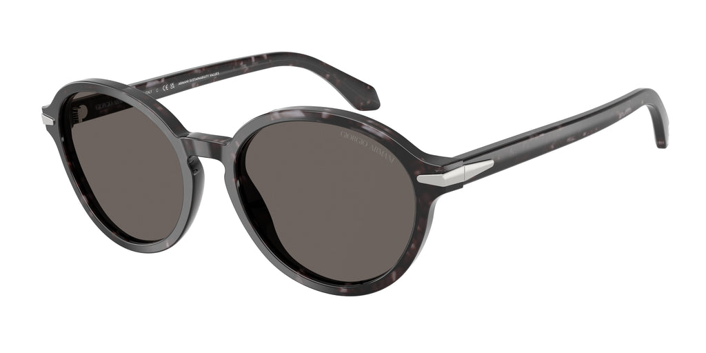 GIORGIO ARMANI 0AR8237 GREY HAVANA oval sunglasses by GIORGIO