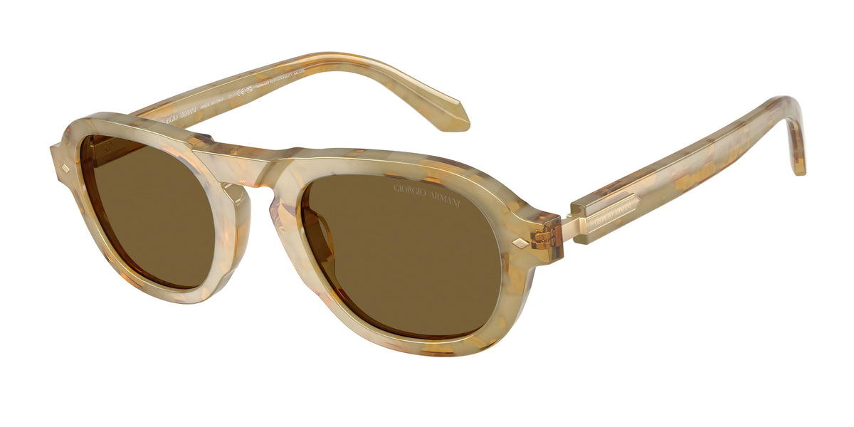 GIORGIO ARMANI 0AR8244 YELLOW HAVANA pillow sunglasses by GIORGIO