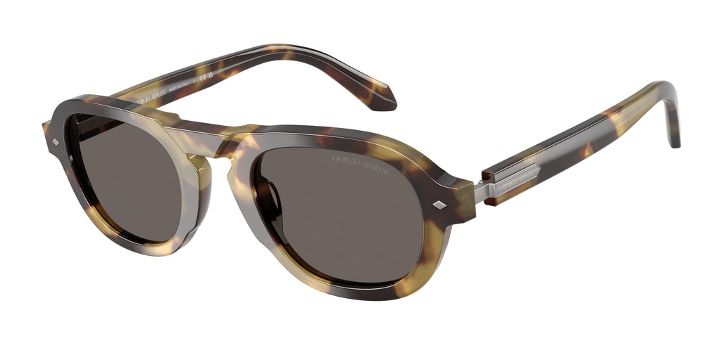 GIORGIO ARMANI 0AR8244 BROWN/YELLOW HAVANA pillow sunglasses by GIORGIO