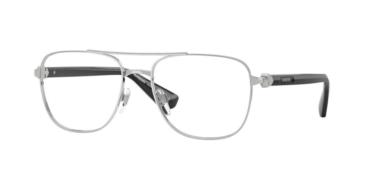 BURBERRY 0BE1396 SILVER pilot glasses by BURBERRY