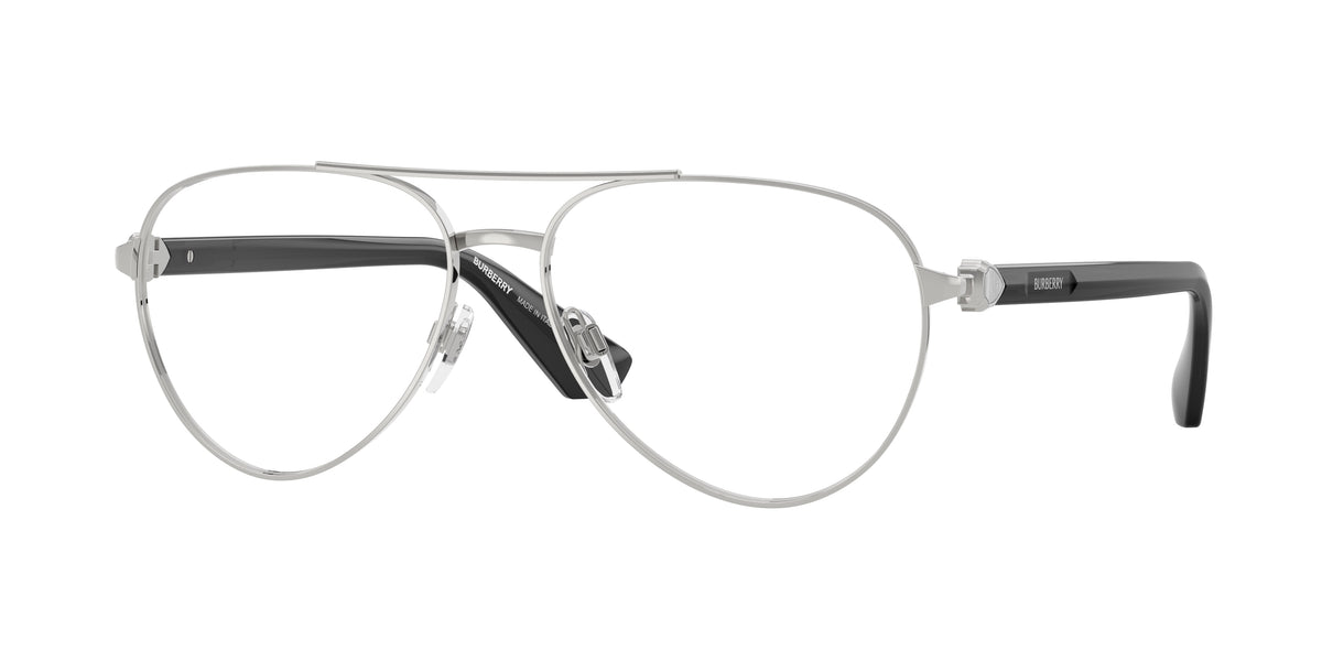 BURBERRY 0BE1397 SILVER pilot glasses by BURBERRY