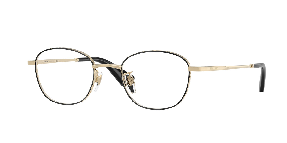 BURBERRY 0BE1403D BLACK phantos glasses by BURBERRY