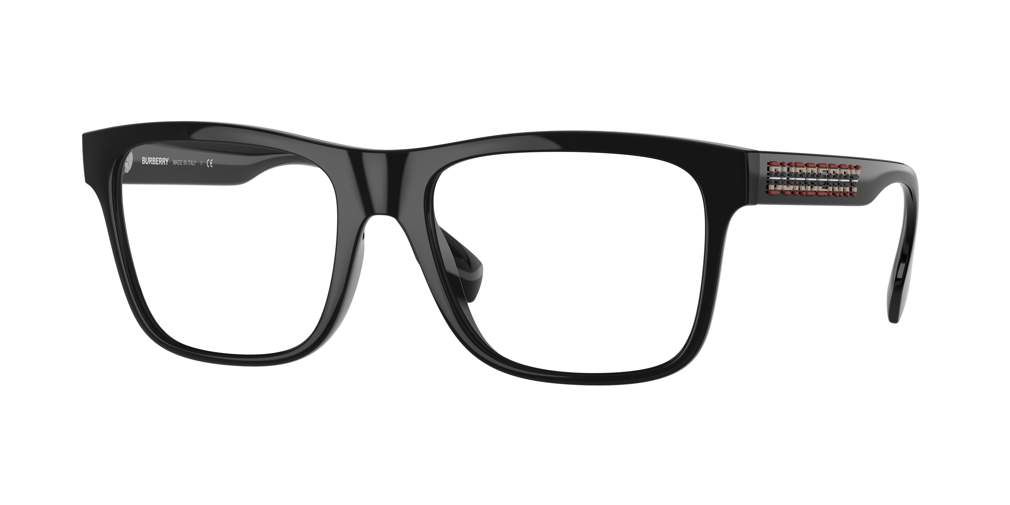 BURBERRY 0BE2353 BLACK square glasses by BURBERRY