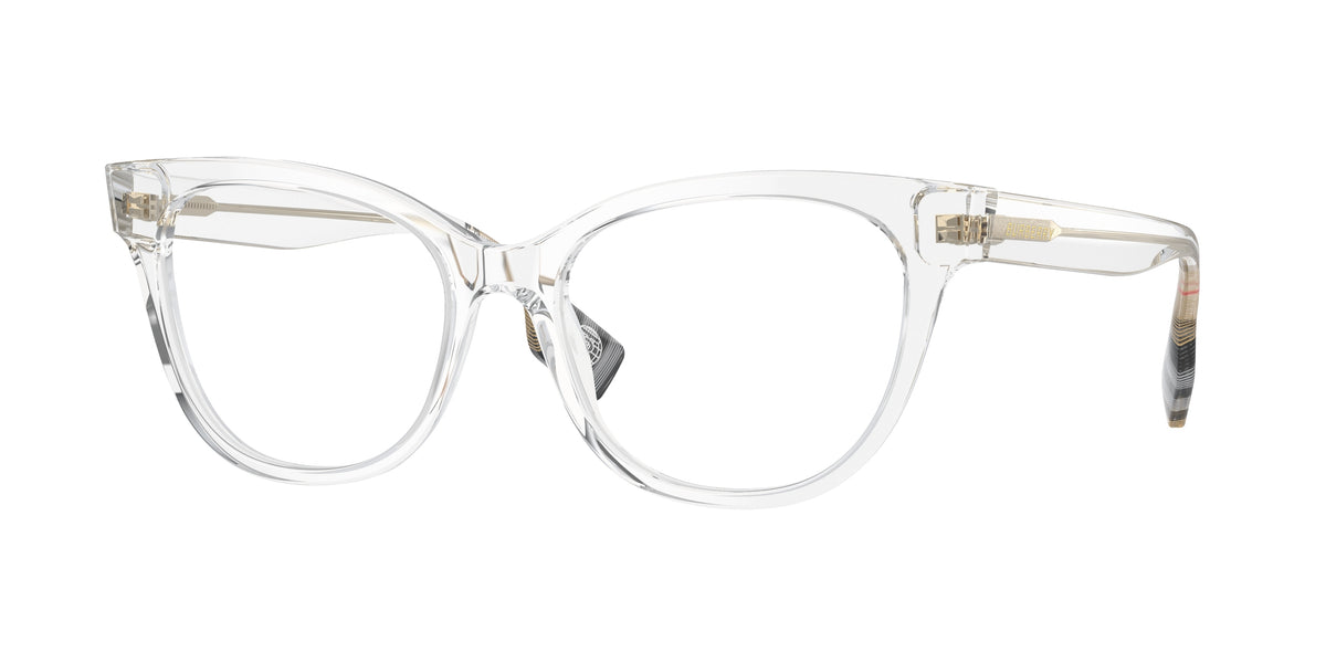 BURBERRY 0BE2375 TRANSPARENT cat eye glasses by BURBERRY