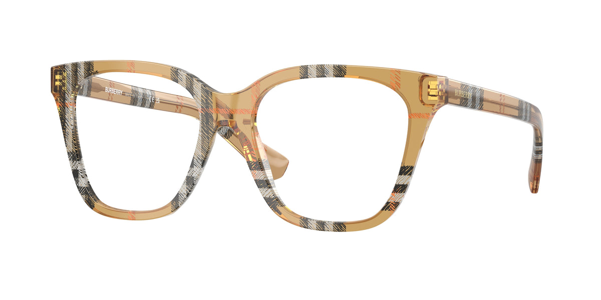 BURBERRY 0BE2438 CHECK SAND square glasses by BURBERRY
