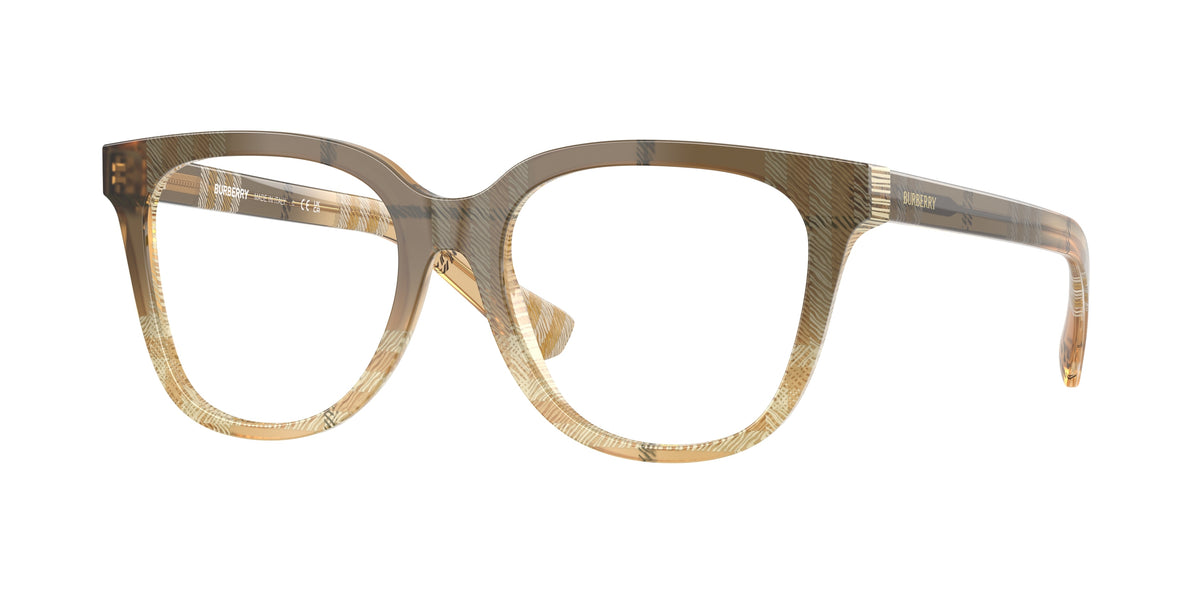 BURBERRY 0BE2439 CHECK BEIGE phantos glasses by BURBERRY