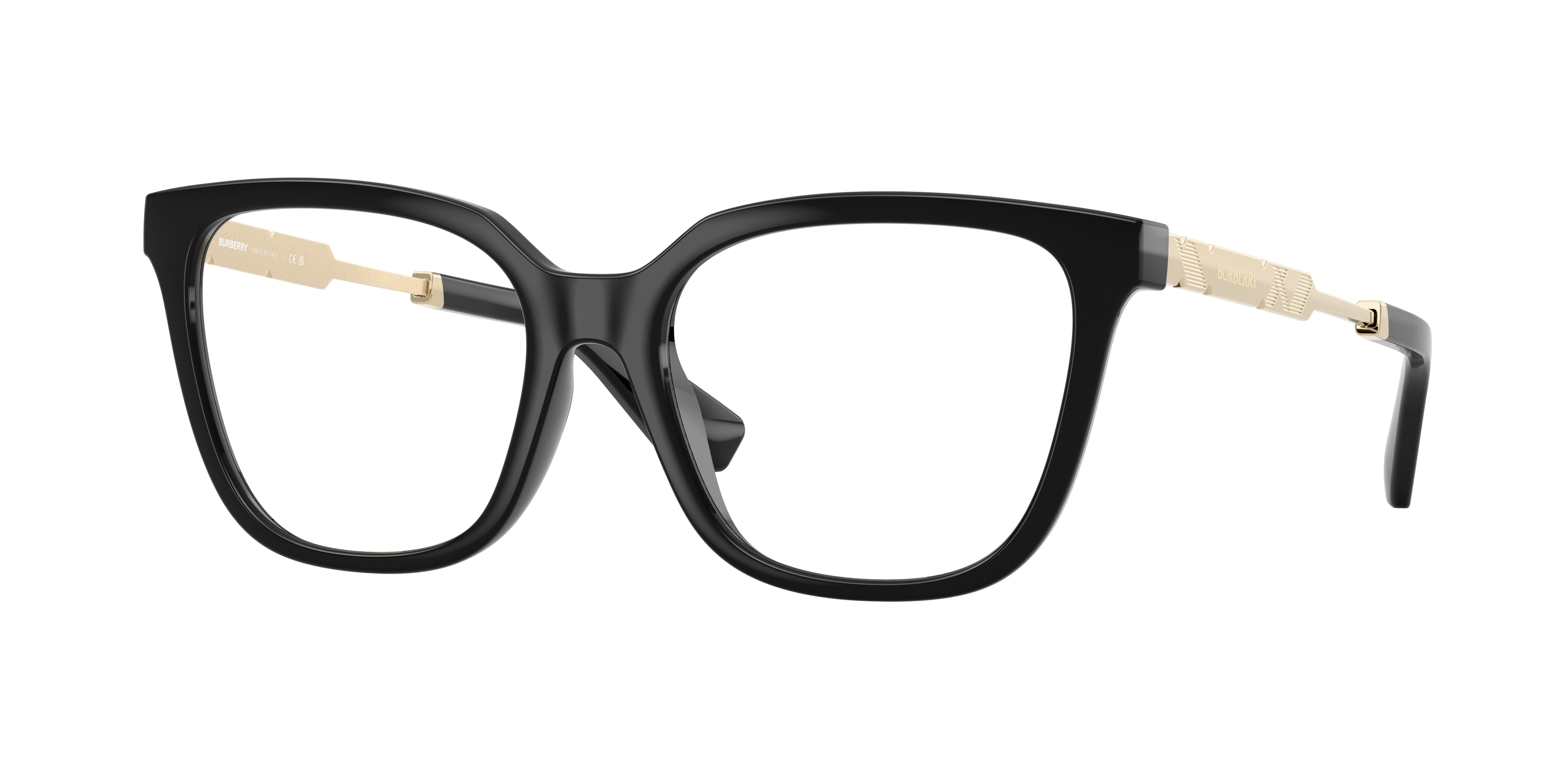 BURBERRY 0BE2441U BLACK square glasses by BURBERRY