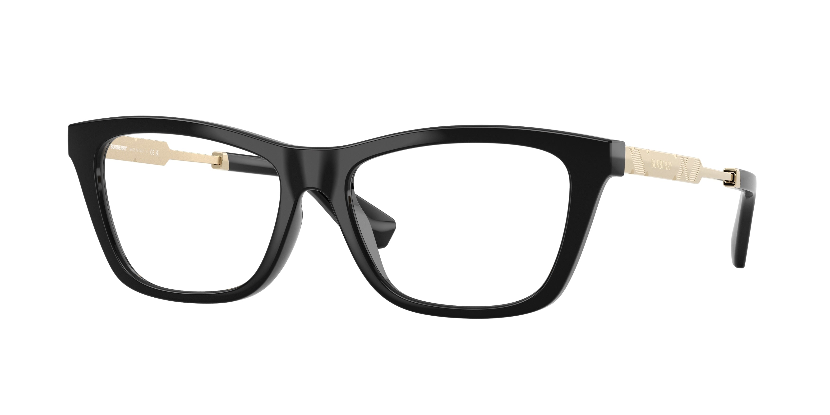 BURBERRY 0BE2442U BLACK rectangle glasses by BURBERRY