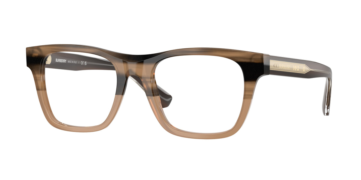 BURBERRY 0BE2445 STRIPED BEIGE square glasses by BURBERRY