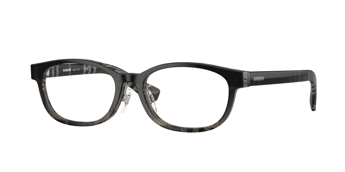BURBERRY 0BE2447D GREY CHECK oval glasses by BURBERRY