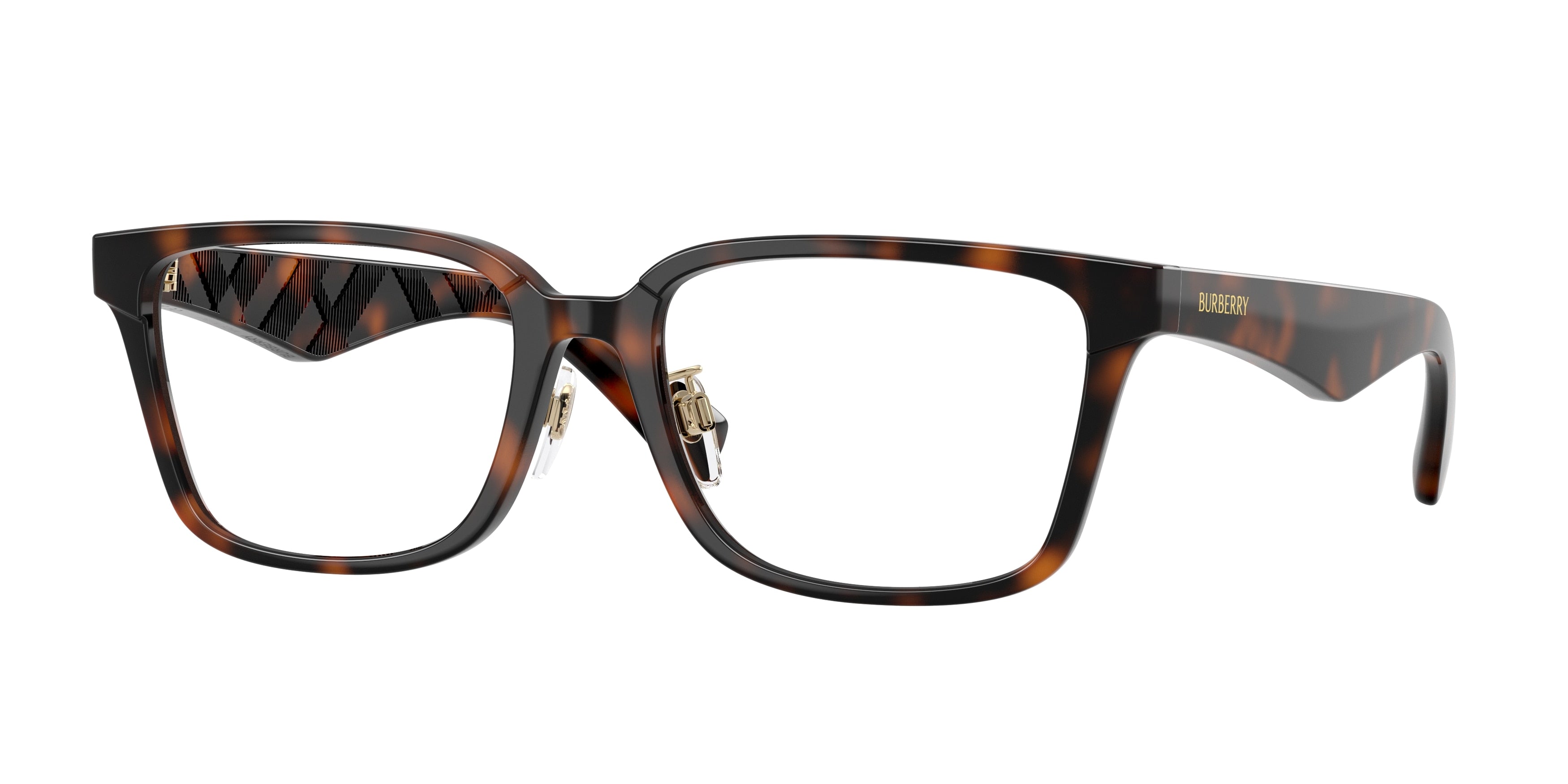 BURBERRY 0BE2450D DARK HAVANA square glasses by BURBERRY