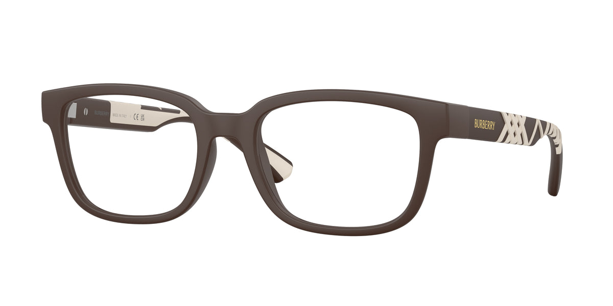 BURBERRY 0BE2451U MATTE BROWN rectangle glasses by BURBERRY