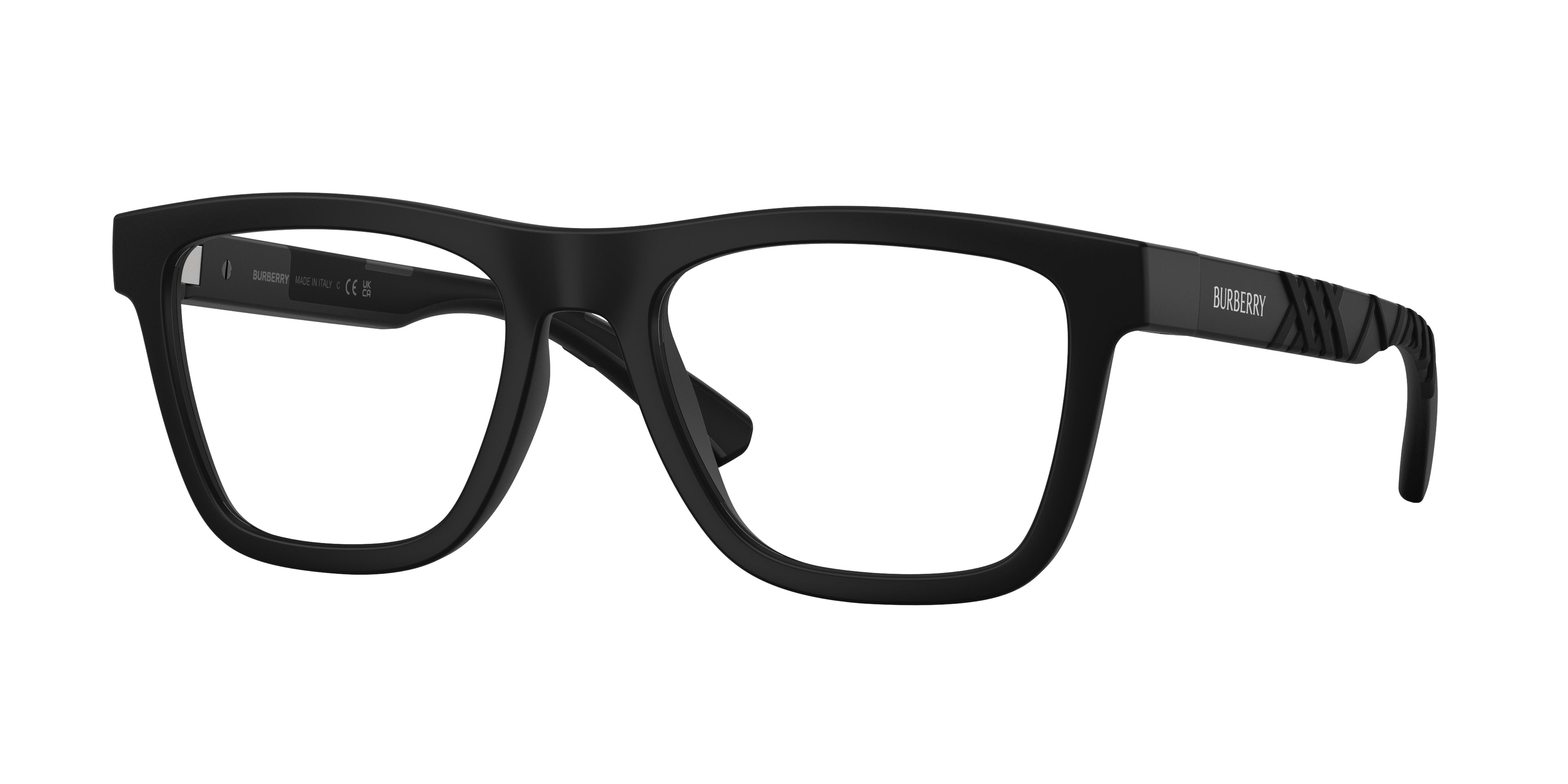 BURBERRY 0BE2452U MATTE BLACK rectangle glasses by BURBERRY