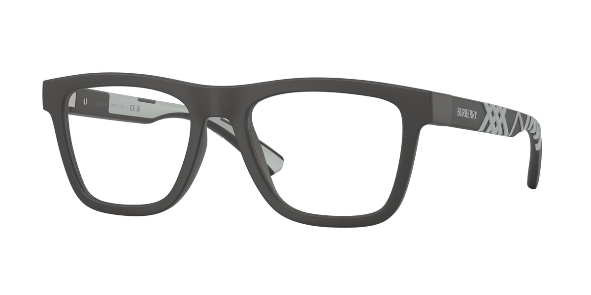 BURBERRY 0BE2452U MATTE GREY rectangle glasses by BURBERRY
