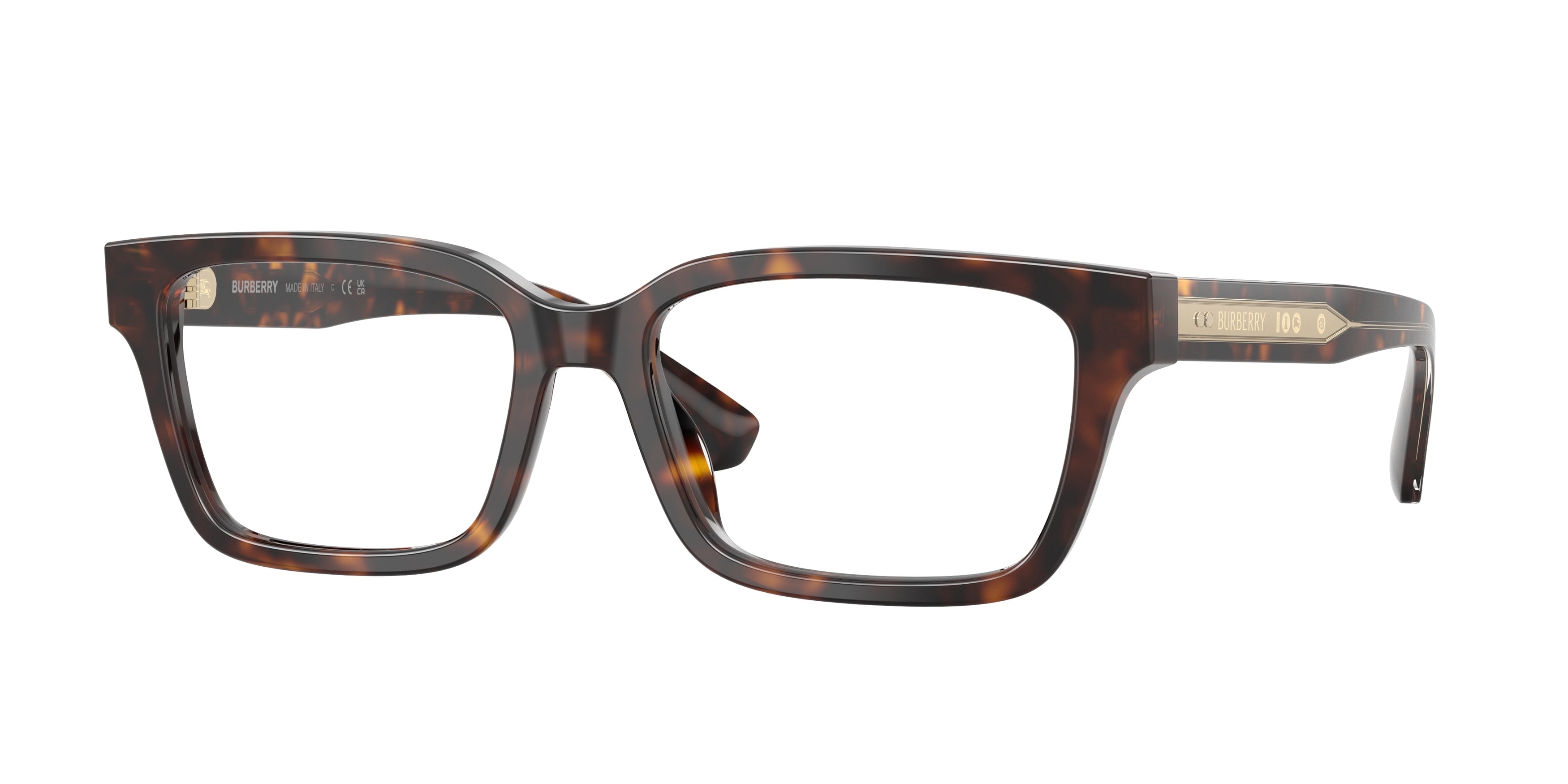 BURBERRY 0BE2453 DARK HAVANA rectangle glasses by BURBERRY