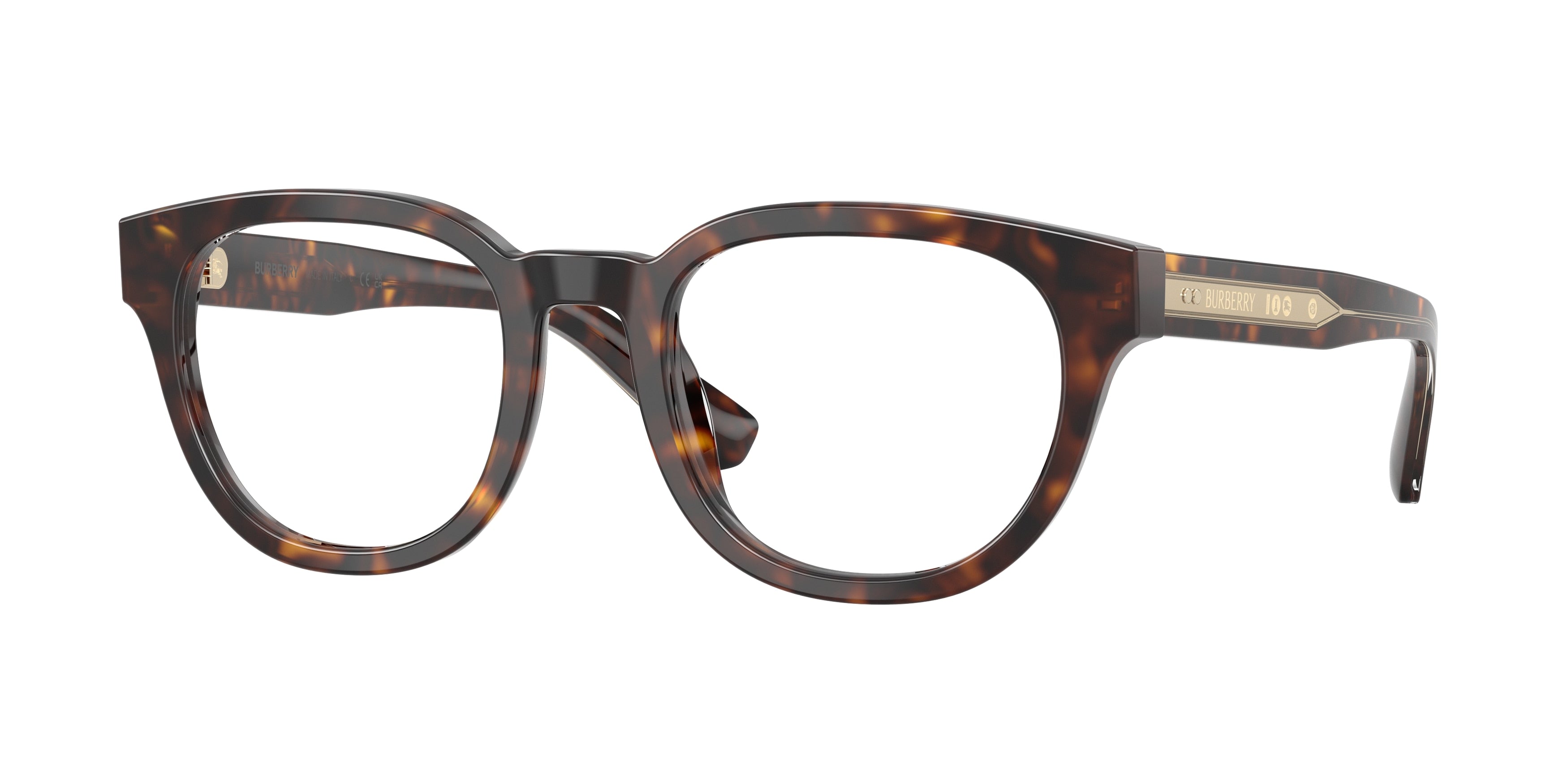 BURBERRY 0BE2454 DARK HAVANA round glasses by BURBERRY