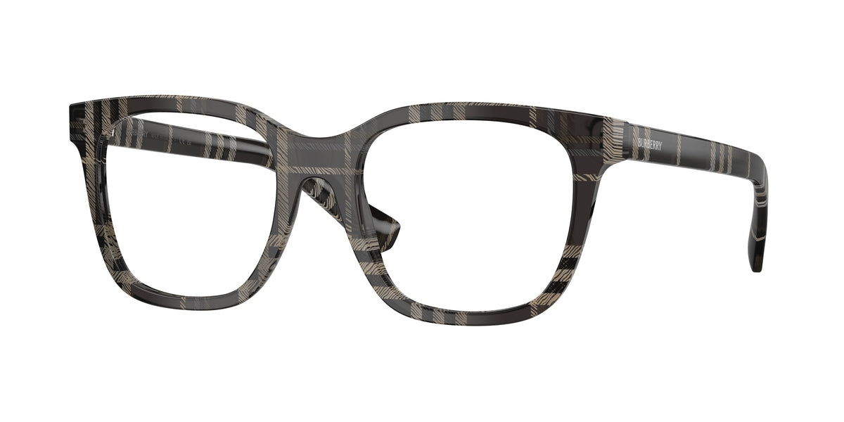 BURBERRY 0BE2455 CHECK GREY square glasses by BURBERRY