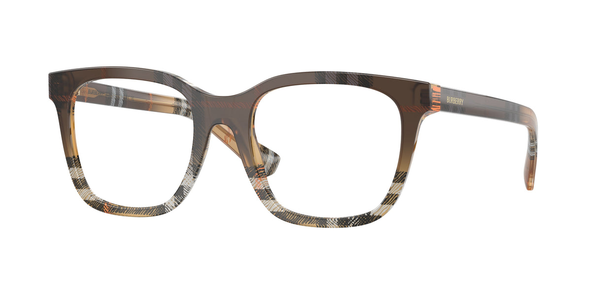 BURBERRY 0BE2455 CHECK GRADIENT SAND square glasses by BURBERRY
