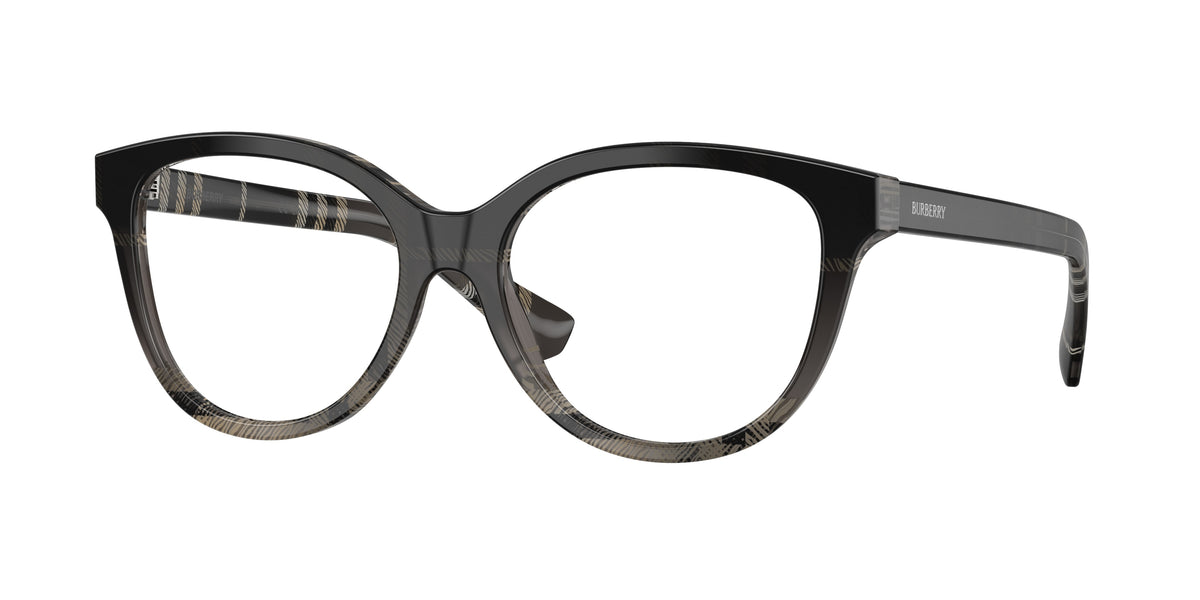 BURBERRY 0BE2456 CHECK GRADIENT GREY cat eye glasses by BURBERRY