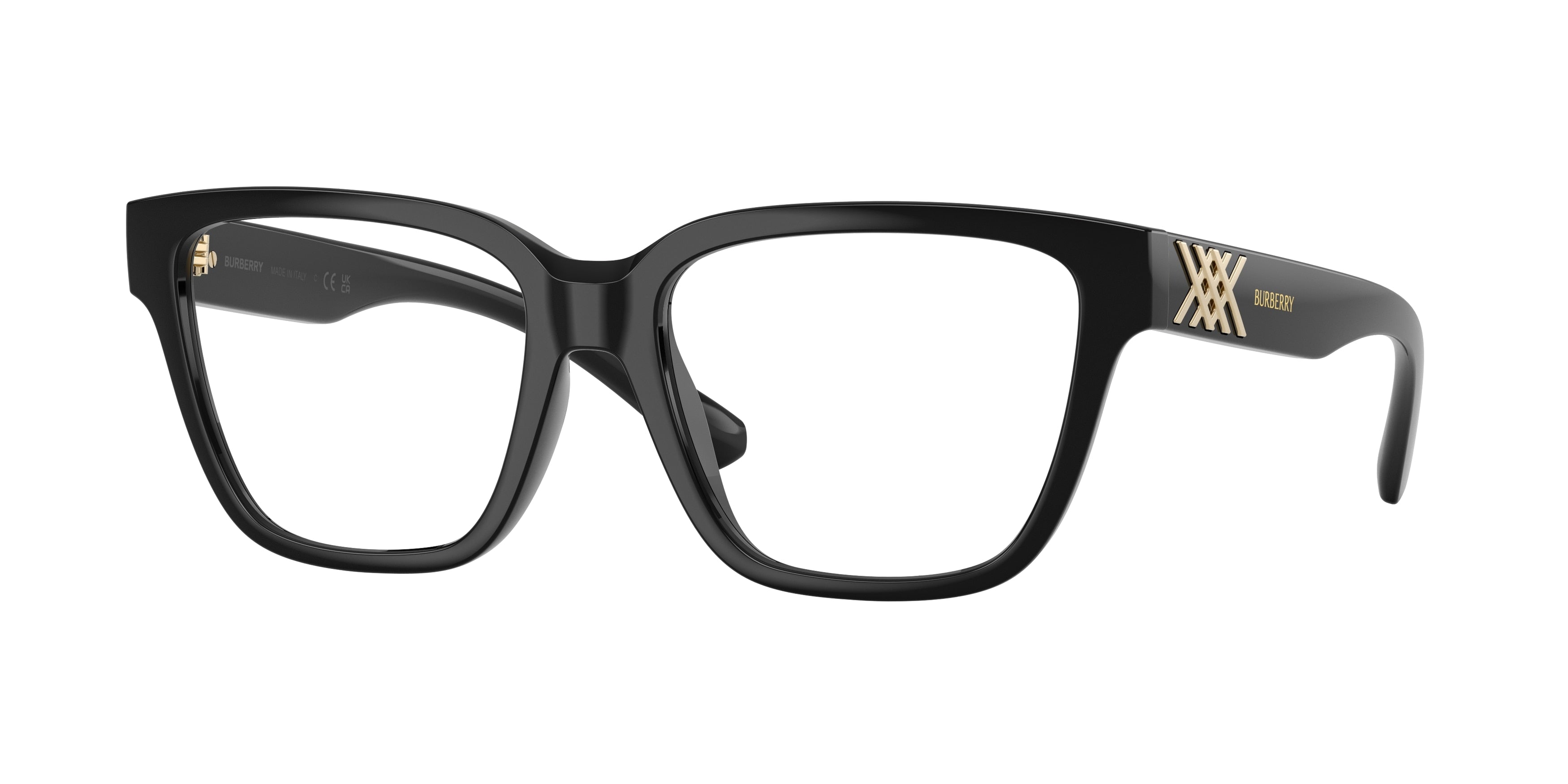 BURBERRY 0BE2457U BLACK square glasses by BURBERRY