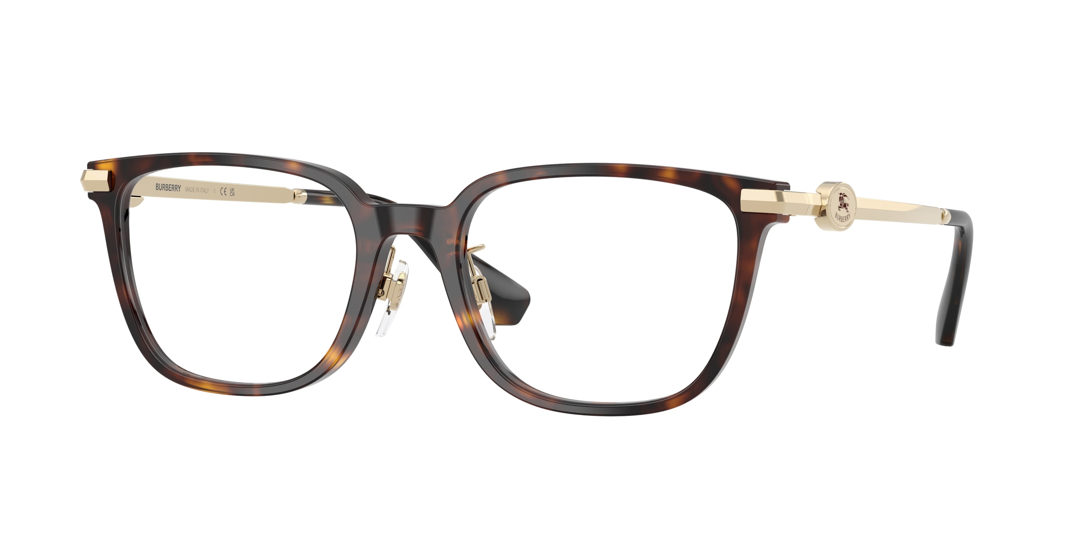BURBERRY 0BE2459D DARK HAVANA square glasses by BURBERRY