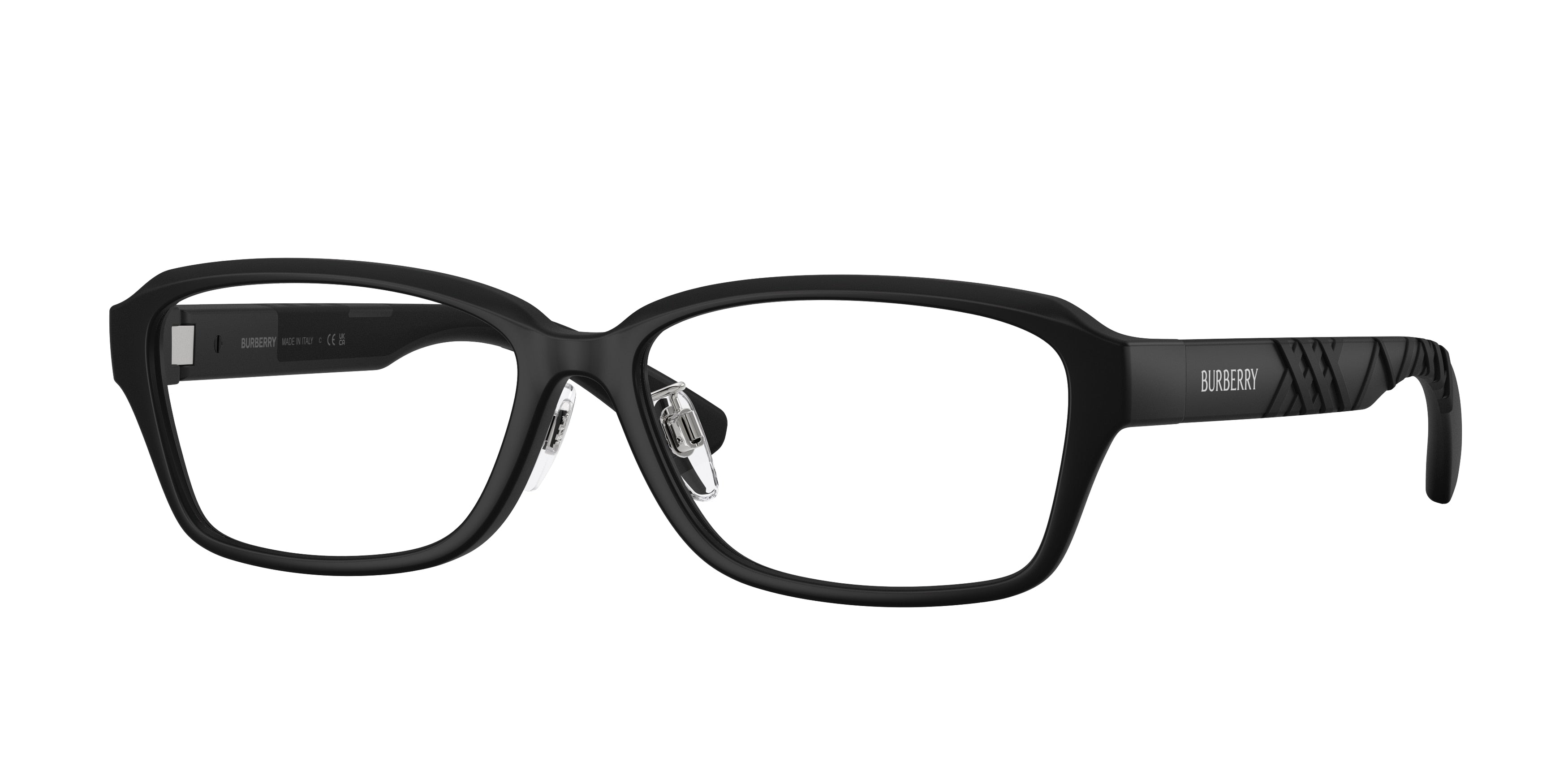 BURBERRY 0BE2461D MATTE BLACK rectangle glasses by BURBERRY