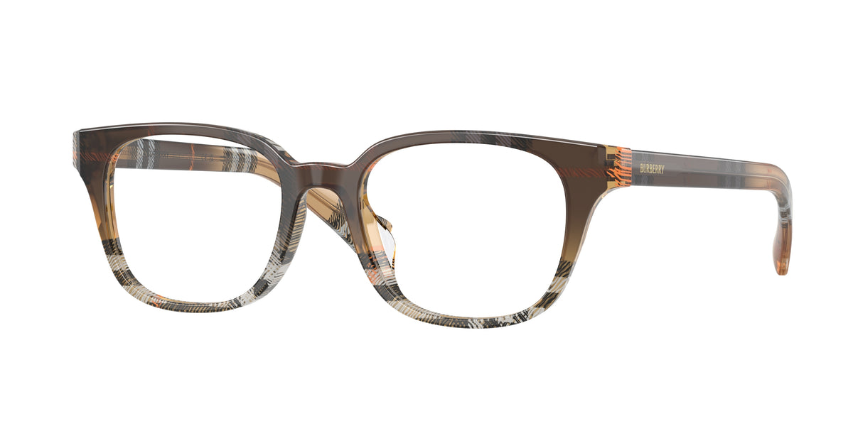 BURBERRY 0BE2462D CHECK GRADIENT SAND square glasses by BURBERRY