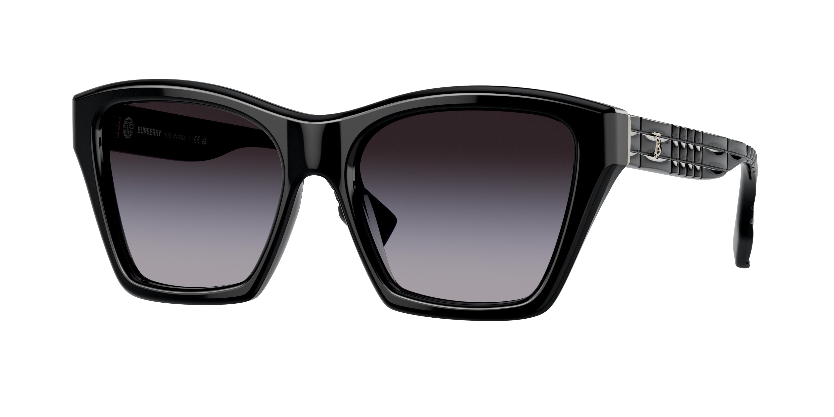 BURBERRY 0BE4391 BLACK square sunglasses by BURBERRY