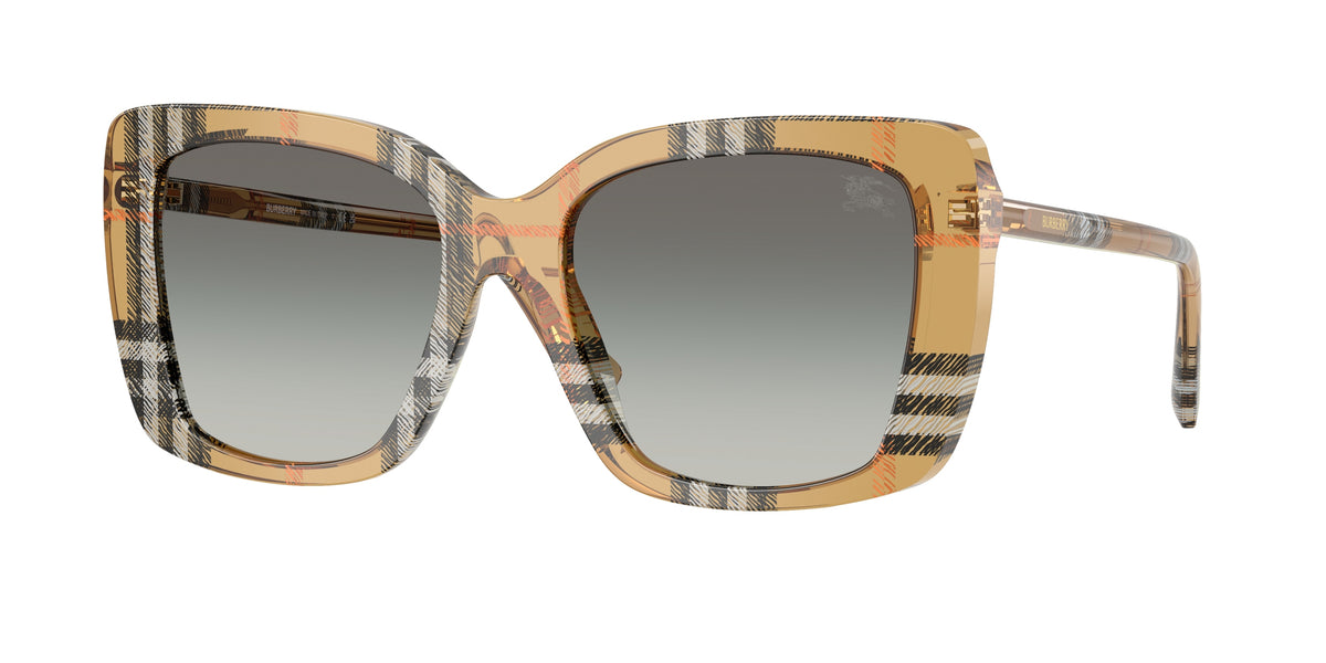 BURBERRY 0BE4456 CHECK SAND square sunglasses by BURBERRY