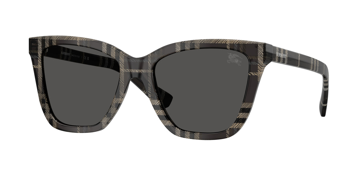 BURBERRY 0BE4470 GREY CHECK square sunglasses by BURBERRY