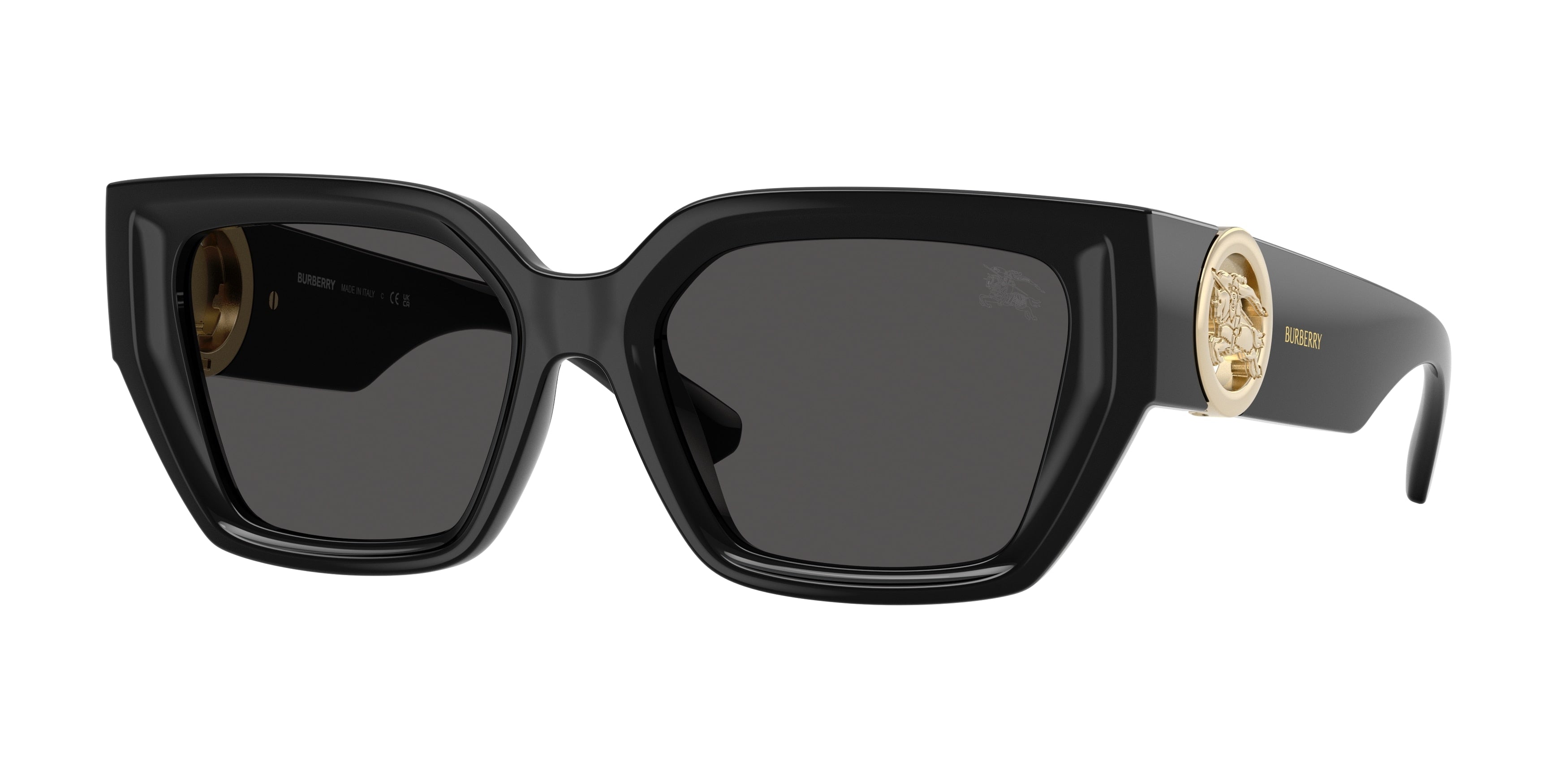 BURBERRY 0BE4472U BLACK square sunglasses by BURBERRY