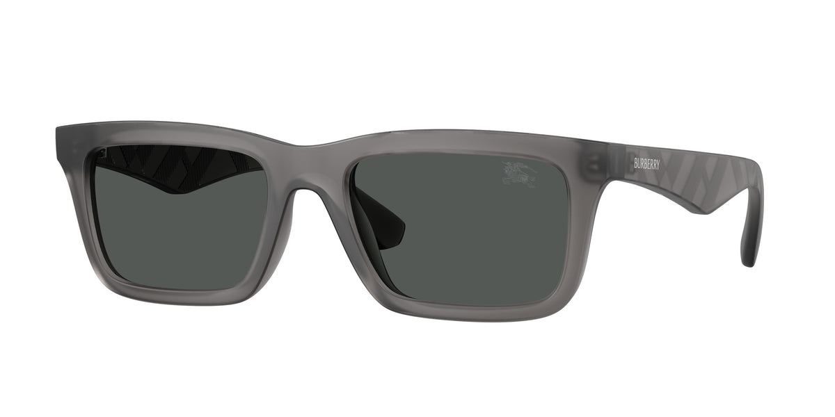 BURBERRY 0BE4475U MATTE GREY rectangle sunglasses by BURBERRY