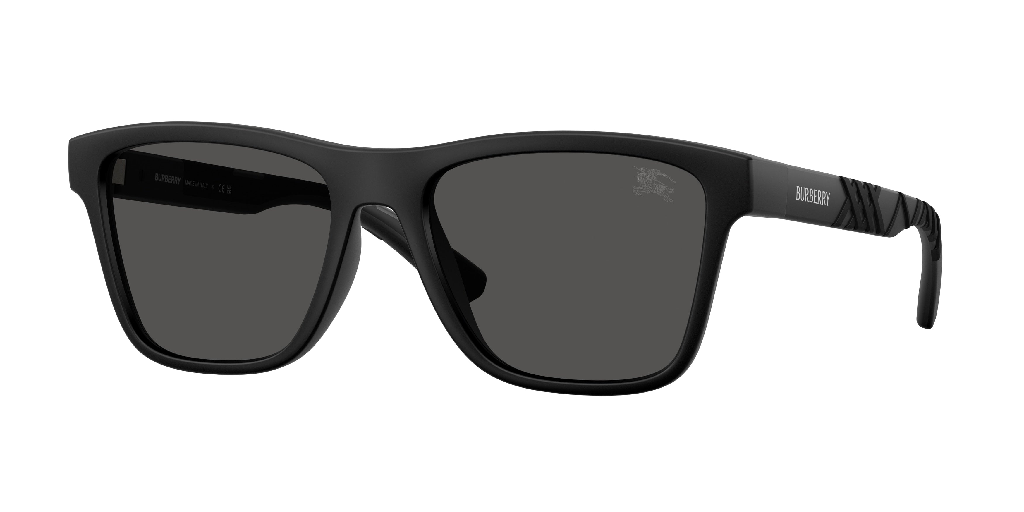 BURBERRY 0BE4482U MATTE BLACK square sunglasses by BURBERRY